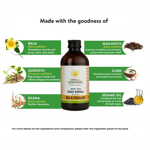 Kerala Ayurveda Bala Thailam Oil